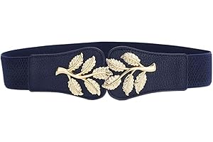 Oyccen Elegante Cinturón de Cintura Ancho para Mujer Pretina Elástico Banda de Cintura para Vestido