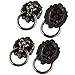 Produktbild sourcingmap 4Pcs Metall Löwenkopf Design Retro Stil Möbel Schrank Pull Griff Ziehgriff