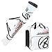 Produktbild BRUBAKER Kombi Set CHAMPION Skisack und Skischuhtasche für 1 Paar Ski bis 170 cm + Stöcke + Schuhe + Helm Weiß Orange