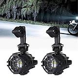 Aplicación: estas luces de conducción LED de motocicleta son aptos para Offroad, 4X4, 4WD, ATV, SUV, UTV, UTE, Todoterreno, Jeep, Camión, Tractor, Remolque, Barco, Proyecto de Vehículos, Pick-up, Van, Excavadoras, Rueda Cargadoras, Yates, Motocicletas, Motos, Harley Davidson o equipos pesados.