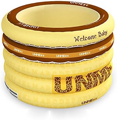 Folding Tub Jack Mall Inflatable Baby Swimming Pool Newborn Home Insulation Indoor Oversized Round 1-3 Child Baby Bathtub With Foot Pump (Color : Letter)