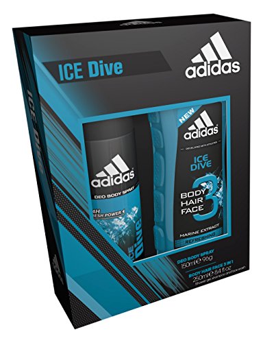 Preisvergleich Produktbild Adidas Ice Dive-Doppelpack mit Bodyspray und Duschgel