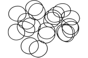 sourcing map Nitrilo Caucho Tóricas Juntas 22mm OD 20mm ID 1mm Ancho, Métrico Sellado Empaquetadura, Paquete de 20