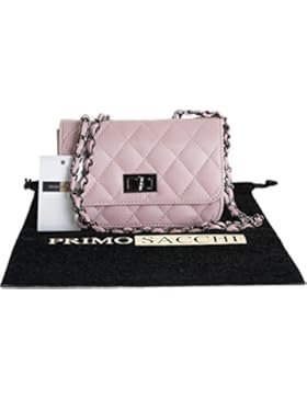 Italienische Leder Classic Design Diamant-Form Gepolsterte Schultertasche Handtasche enthält eine Staubschutztasche