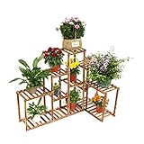 【Funktion】-- Die Blumentreppe ist praktisch und multifunktional. Es kann Ihre Lieblings-Blumentöpfchen stellen und zeigen, auch schmückt ihre Wohnung, Garden und Häuse
