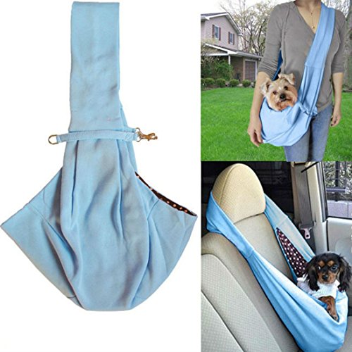 Preisvergleich Produktbild Hangang Freisprecheinrichtung Sling wendbar Pet Tragetuch Haustier Hund Katze Tasche angenehm weiches Puppy Kitty Rabbit doppelseitig Tasche Schulter tragen Tote Handtasche Pet Sling Tasche für Hunde