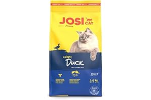 JosiCat Crispy Duck (3 x 1,9 kg) | sucha karma premium dla dorosłych kotów | karma dla kotów | Powered by JOSERA | 1 szt. w opakowaniu