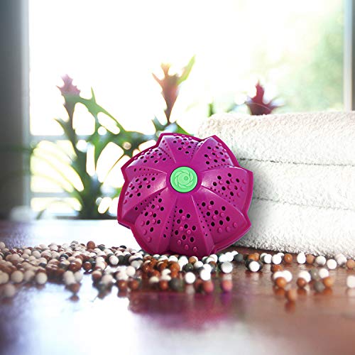 FEONA® Öko Waschball 2.0 mit verbesserter Formel | Eco Waschkugel mit 4 Mineralien + 2 Magnete | Waschen ohne Waschmittel | Allergenarm, Umweltfreundlich, Vegan | BPA-frei – Bild 3