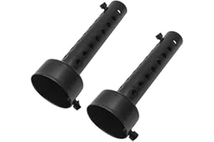 Riloer 2X Silenciador de Escape Universal para Motocicleta Baffle DB Killer Silenciador de Escape 48mm