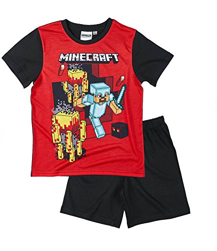 Preisvergleich Produktbild Minecraft The Nether Boy's Pyjamas (8 Years)