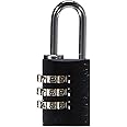 Padlock Combination Aluminum 20mm Black