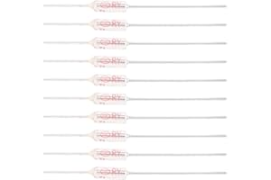 ViaGasaFamido Fusible térmico carcasas metálicas 10A 250VAC - fusible de protección contra incendios para protección de circuitos [121℃] - fusible de seguridad distribuidor térmico