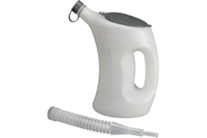 CARPOINT Pressol PS 0656239 Broc Verseur avec Couvercle, Capuchon et Bec Flex, 3 L, Blanc