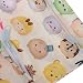 Cute Cartoon Two Zipper Pockets Waterproof Reusable Baby Cloth Diaper Nappy Wet Dry Storage Bag Tote