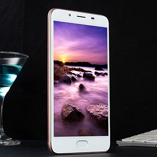 Smartphone cellulare 5.5 '' Ultra sottile androide 5.1Quad-Core 3G + 32G 4G / GSMÂ  Wi-Fi Bluetooth doppio Dual Smartphone cellphone Rawdah (Oro rosa)