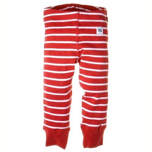 Polarn O. Pyret Unisex Baby Classic PO.P Stripe Leggings, Poppy, 18-24 Months