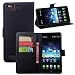 Produktbild Guran® Ledertasche Tasche für ZTE Nubia Z7 Max Smartphone Flip Cover Standing Funktion und Kartensteckplatz Case