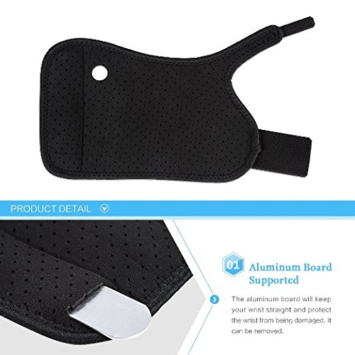 Yosoo Handgelenkschiene, Handgelenkbandage, Handgelenkstütz,ideal für Sport,nur für link Hand - 4
