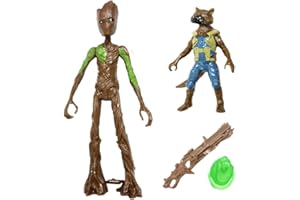 OBLRXM I am Groot Action Figure, Groot Action Figure, Guardians of The Galaxy Rocket Raccoon, Groot Figure Giocattolo per Bambini dai 3 Anni