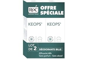 Roc Deodorant Bille Transpiration Abondante Keops 2x30ml