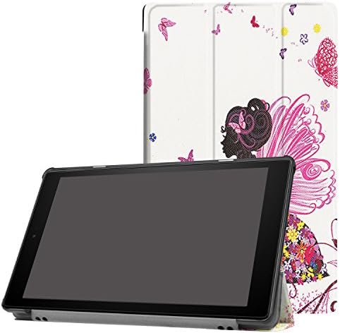 Amazon Fire HD 10 2017 Case, PU Leather Slim Smart Case Cover And stents (With Auto Wake / Sleep Feature) Suitable for Amazon Fire HD 10 (7th Generation, 2017 Release Only) release 10.1-Inch Android Tablet Case (Wizard girl)