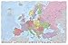 Produktbild Close Up Politische Europa Landkarte Poster, in Englisch (91,5cm x 61cm)