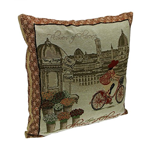 Greenery Kissenhülle Kissenbezug aus Baumwolle und Polyester Sitzkissen Rückkissen Pillow Case Cover Sofa Zier Deko Kissen Bezug Hülle (45cm x 45cm) - 7