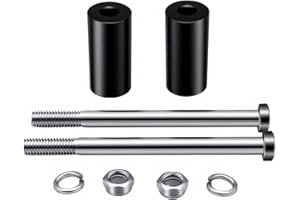 XYZMT Motorcycle 2'' Rise Handlebar Risers Compatible with Harley Davidson Sportster Models, Softail and Dyna Models Black