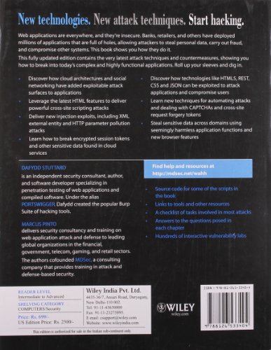 The Web Application Hacker's Handbook: Finding and Exploiting Security Flaws, 2ed