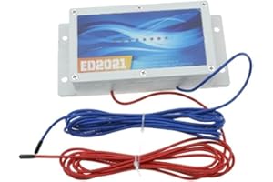 Orolotay Elektronisches Wasserenthärter-System Reduziert Kalkablagerungen, Rost und Mineralien Ohne Chemikalien, Einfache Installation, EU-Stecker