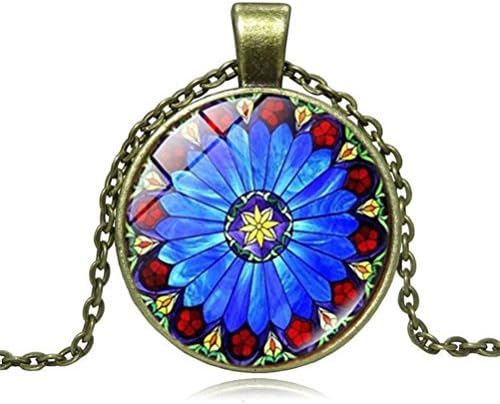 Bohemian Style Flower Photo Sweater Necklace Perfect Gift For Women Girl