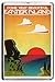 Produktbild B086 EASTER ISLAND KÜHLSCHRANKMAGNET CHILE VINTAGE TRAVEL PHOTO REFRIGERATOR MAGNET