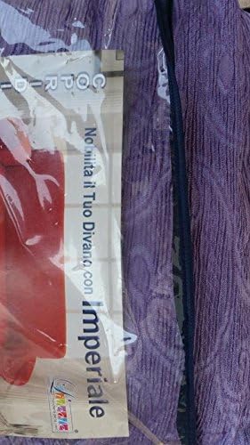 Sofa Cover in Elastic Fabric for 3-Seater Sofa (Lilac)
