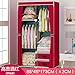 Produktbild LESX - Tuch Schrank Moderne Einfache Oxford Tuch Bold Robusten Stahlrohr Nach Schrank