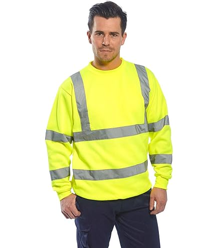 Portwest Sudadera Alta Visibilidad Bicolor: Seguridad Y Confort Para Trabajos En Entornos De Riesgo (Talla XXXL)