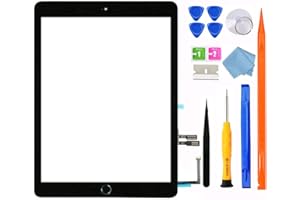 JPUNG Digitalizador para iPad 6 (6ª generación 2018), para A1893 A1954 iPad 6 Pantalla táctil 9.7 pulg, con botón de inicio, kit de reparación completo