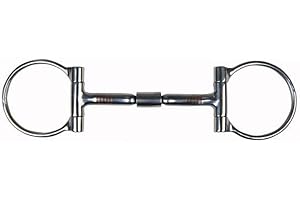 HKM Sports Equipment Western Anneau en D Snaffle -Billy Allen 125 mm
