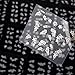 Anself Floral Design 3D Nail Art Stickers Decals Manicure Decoration Beautiful Fashion Accessories White 30 Sheet
