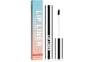 DEARDIARY Matita labbra rimovibile, macchia del labbro Peel Off, impermeabile rimovibile Lip Liner, linee del labbro Plump Lip Liner, lunga durata Peel Off Lip Liner (Burgundy)