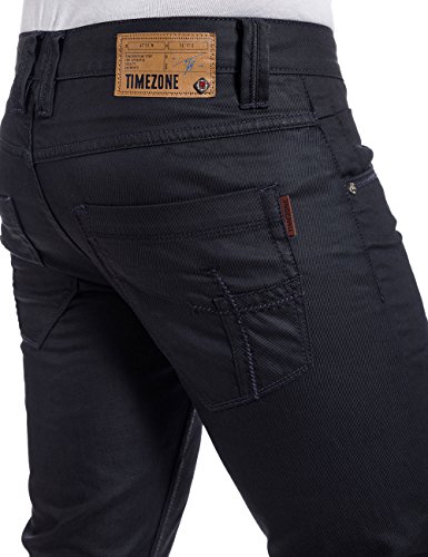 Timezone Herren Slim Jeanshose New EduardoTZ Blau (wave wash 3736)