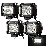 【EINFACH ZU INSTALLIEREN】Include Befestigungsmaterial, mit Kabel ca. 15 cm, Spannung DC10-30V, Der Neigungswinkel lässt sich bei der Montage entsprechend anpassen. Der Abstrahlwinkel beträgt 30°.