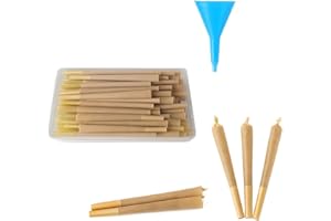 IKOPFLN 50 pièces Cônes pré-roulés - Matériau fibre bois