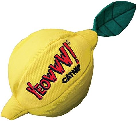Yeowww Catnip Fruit Cat Toy (3in) (Lemon)