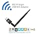 Produktbild Wlan USB Adapter,Urant Dongle High Gain 5dBi Antenna WPS Button Network 300Mbps USB Wifi 2.4Ghz IEEE802.11n/g/b LAN Card for Windows 2000/XP/Vista/Win7/Linux/MAC