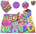Produktbild KIDIZ® 4x Spielmatte 86 tlg. Spielteppich Puzzlematte Kinderteppich Matte Schutzmatte Kinderspielteppich Schaumstoffmatte ABC bunt Lernteppich Puzzleteppich Puzzle Zahlen und Buchstaben Menge: 4er Pack
