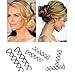Contever® Spiral Pin Hair Clip Spin Screw Bobby Twist Barrette Black Hair Styling - 10 Pcs