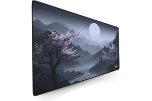 Nyfter - Premium Sakura V3 Gaming Mousepad XXL Mousepad Nyfpad XXL 00x500mm Mousepad wellenfrei mit extra vernähten Kanten