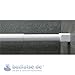 Produktbild Duschvorhang-Stange 70 - 115 cm Ø 20 mm weiß Teleskop-Federstange klemmbar