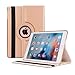 Price comparison product image iPad 9.7 inch 2018 / 2017 Case Cover,Avril Tian 360 Degrees Rotating Slim Stand with Auto Sleep / Wake Function Magnetic Smart Case Cover for Apple New iPad 9.7 2018 Model and iPad 2017 9.7 Tablet (iPad 2018/2017 9.7, Gold)