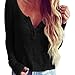 Produktbild Bluse Damen Strickbluse Sommer Herbst Langarmshirt Sexy Pullover Shirts T-Shirts Langarm Blusen Lässige Tops Oberteile Pulli mit V-Ausschnitt,ABsoar